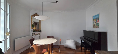 Charming & Quiet 55m² 1-Bedroom with Balcony in Paris 15th (Motte-Picquet) – Turnkey Ready