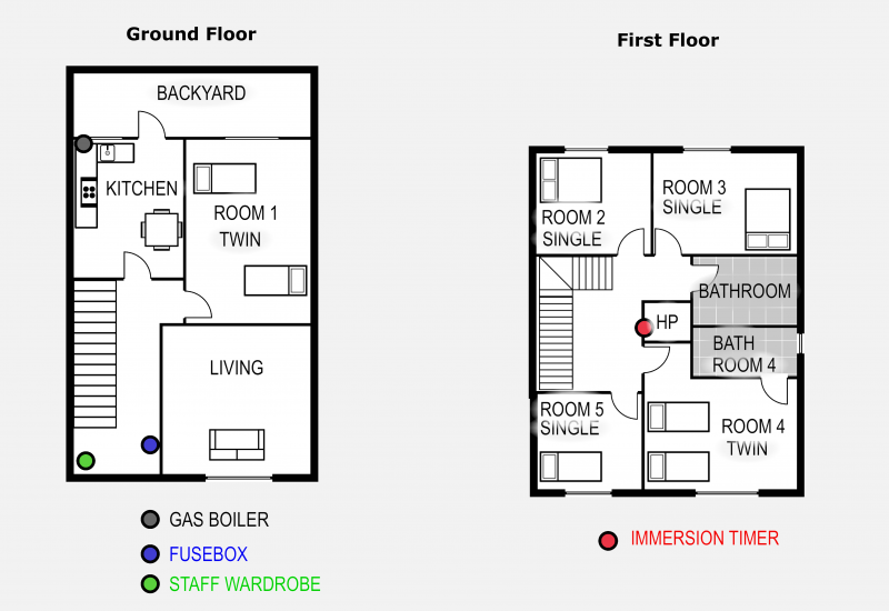  Twin Room Ensuite  -  Friars Walk Mews, Friars Walk  - Gallery -  2