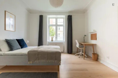 Double bedroom near the Frederiksberg campus of University of Copenhagen