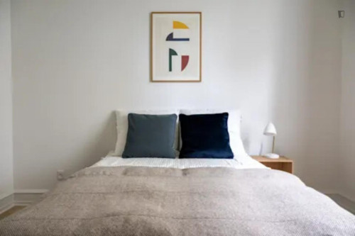 Double bedroom near the Frederiksberg campus of University of Copenhagen