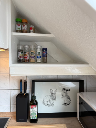 Apartment mit Dachterrasse, Kamin und Carport in Biesenthal