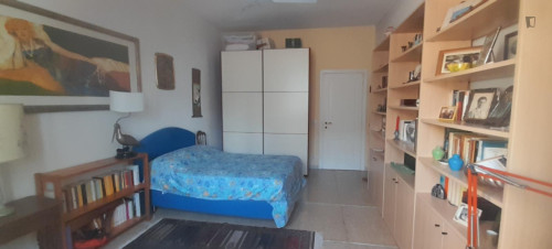 Single Bedroom with Private Bathroom in Rome 