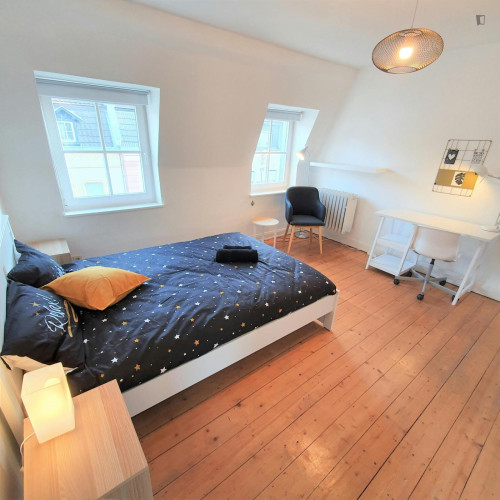 Shiny double bedroom in the Beuel district