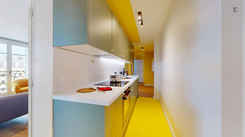 Appealing double bedrom in the 19th arrondissement