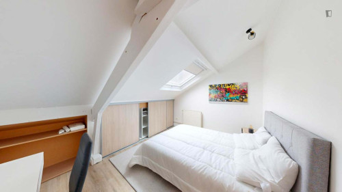 Bright double bedroom in the Hauts-Pavés - Saint-Félix district