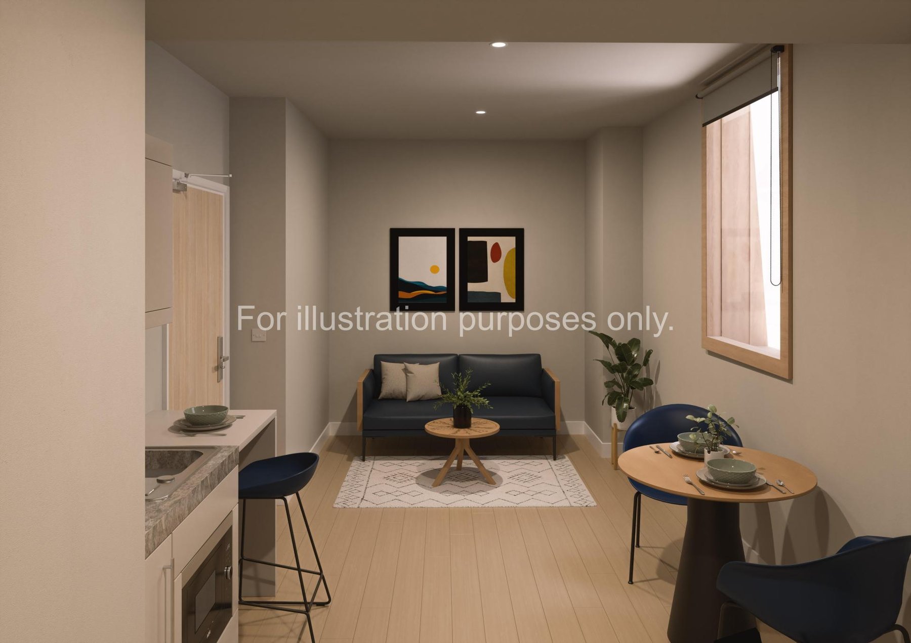  Premium 1 Bed Apartment  -  Glasgow Citi View  - Gallery -  2