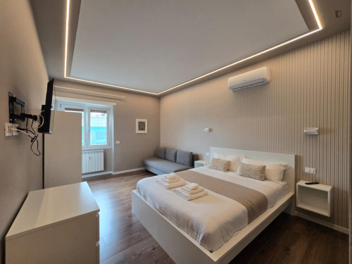 Luxury Room with en-suite private Bathroom at Garbatella metro station