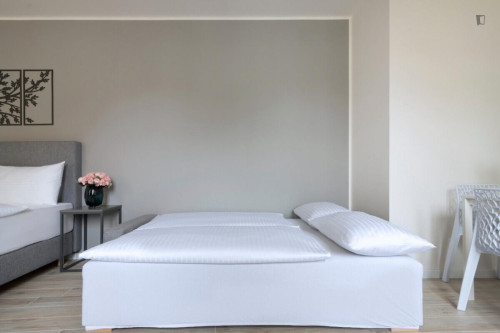 Sublime 1-bedroom flat woth a patio, in Smíchov