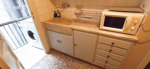 Tasteful double bedroom with a balcony, in the center of Athens