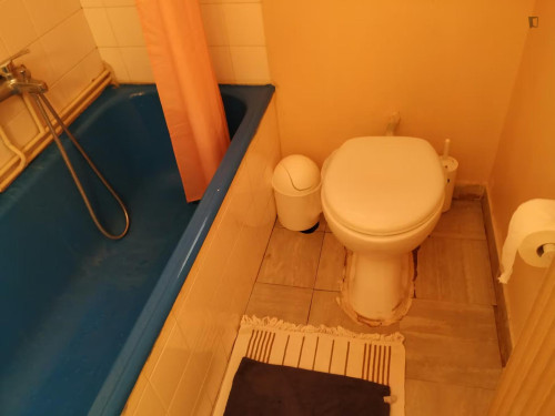 Very cosy double bedroom, with a balcony, in Plateia