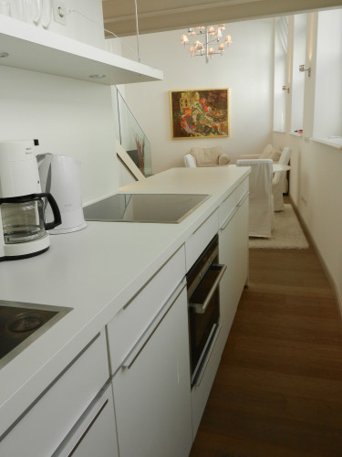 Exclusive, high-quality furnished 1.5-room gallery flat in Munich-Maxvorstadt