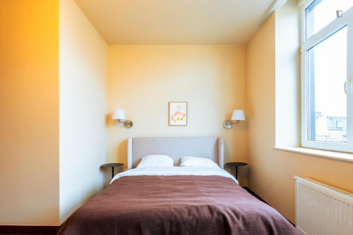 Modern double bedroom in Seefhoek