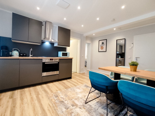 Stylish & Modern 1-Bedroom Apartment with Kitchen & Bathroom - Gallery - 12