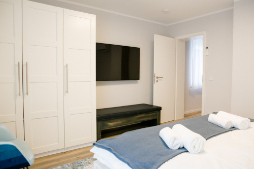 Stylish & Modern 1-Bedroom Apartment with Kitchen & Bathroom
