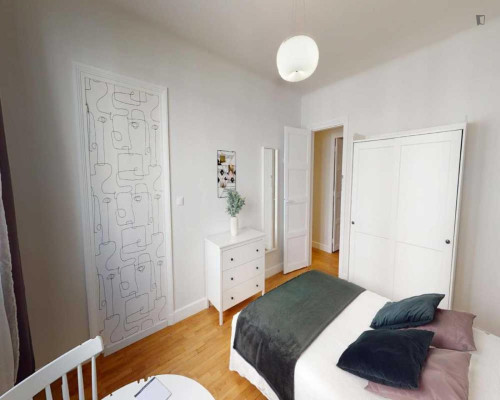 Very neat double bedroom in the 14th Arrondissement