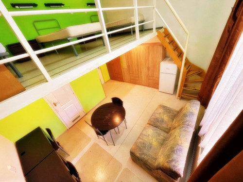 Bed in a cool triple ensuite bedroom, in Ferencváros