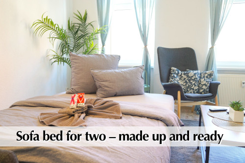 Happy Apartment w/2BR, Smart-TV, Parking, etc.