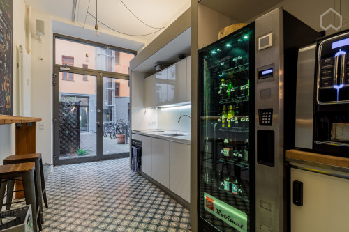 Fashionable studio in the trendy district of Friedrichshain (Berlin) in a central location