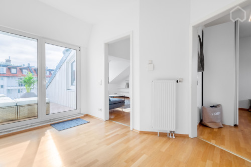 Top location! Cozy flat with roof top terrace