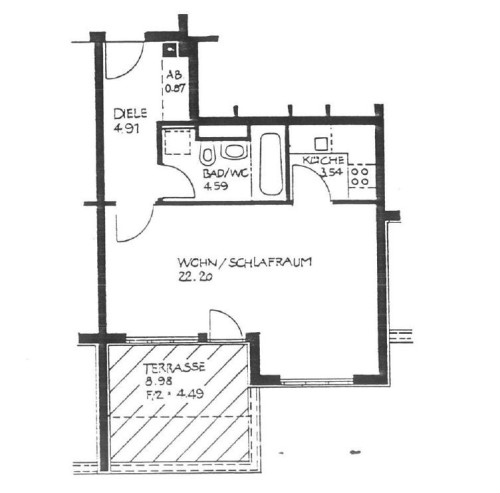 Bright and full furnished appartement with roof terrace in Munich (fully renovated in July 2023)