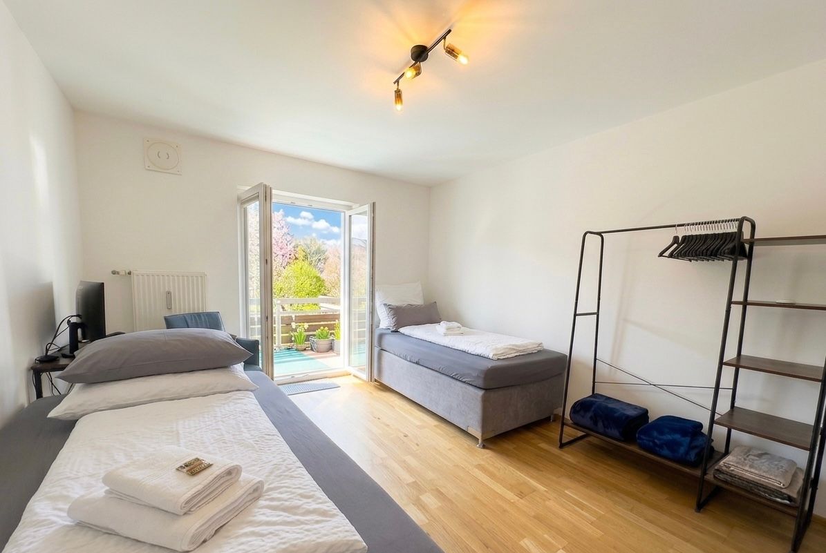 Near Regensburg/Walhalla: Balcony | 3 Rooms | Kitchen | Electric Fireplace | Nintendo Switch | Parki - 20