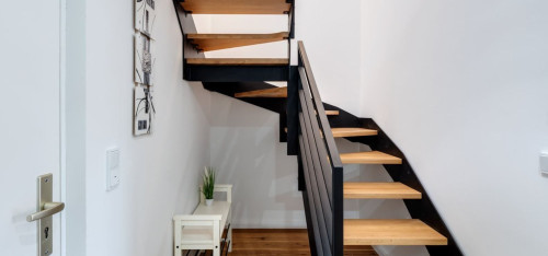 Large maisonette apartment with roof terrace