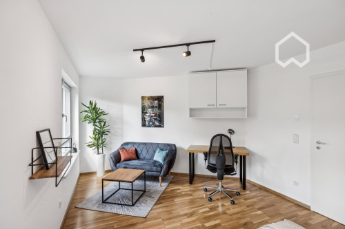 Furnished room in a stylish, fully equipped apartment