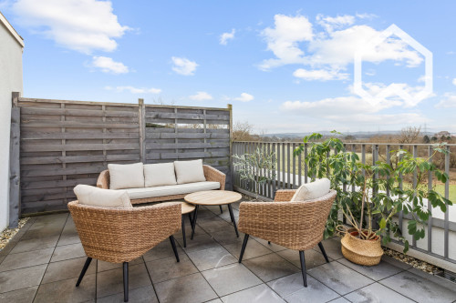 Penthouse Wohnung an der Lahn mit Weitblick