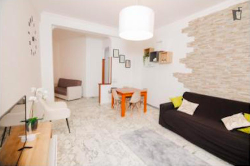 Cozy Bedroom in a 3-Bedroom Apartment in Rome