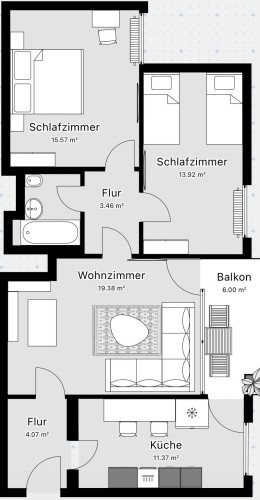 CASE BOHO-APARTMENT BALCONY COFFEEBAR