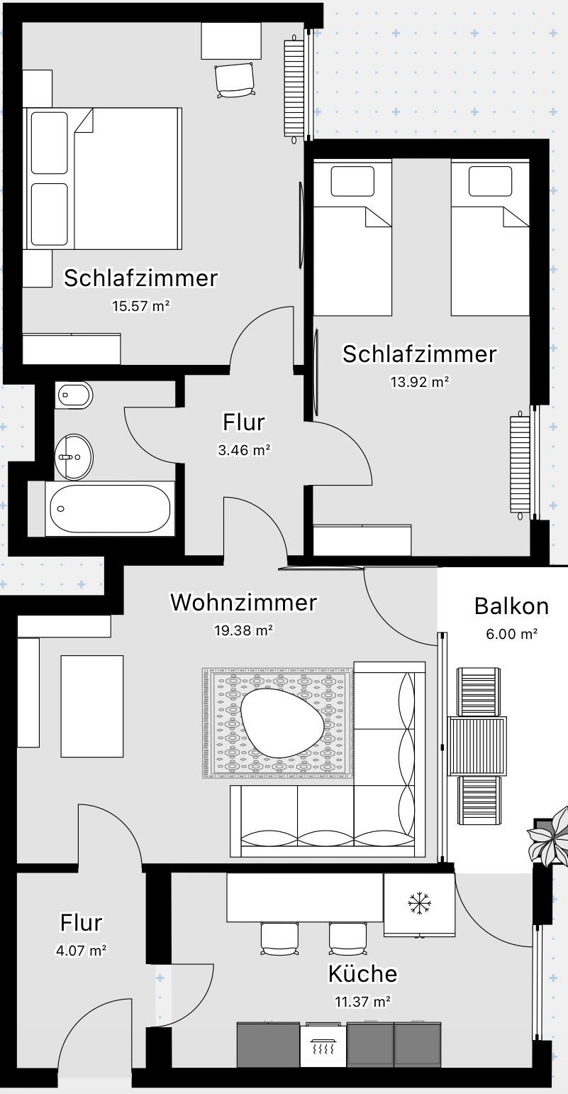 CASE BOHO-APARTMENT BALCONY COFFEEBAR - 1