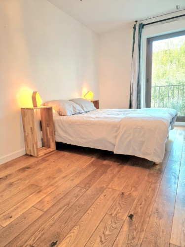 Nice double bedroom with a balcony, in 13th arrondissement