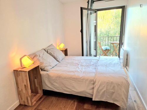 Nice double bedroom with a balcony, in 13th arrondissement