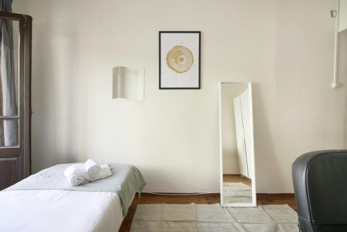 Bright single bedroom in Santa Apolónia