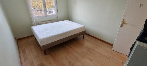 Cozy Double Bedroom close to  Lyon Part Dieu Train Station