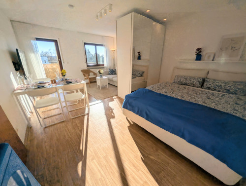 Quiet Business Room with Balcony & Workstation – All-Inclusive