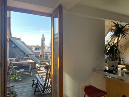 Sunny, quiet, large rooftop apartment in Helmholtz, Prenzlauer Berg