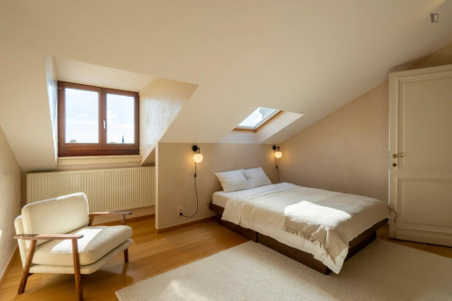 Appealing double ensuite bedroom near Antwerp Central Train Station