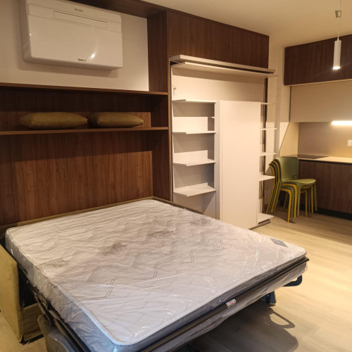 Studio, with outdoor area