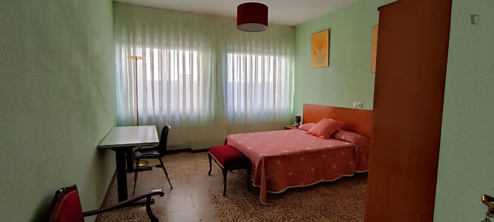 Bright Double Bedroom In Fully Furnshed Apartment In Central Salamanca - 1