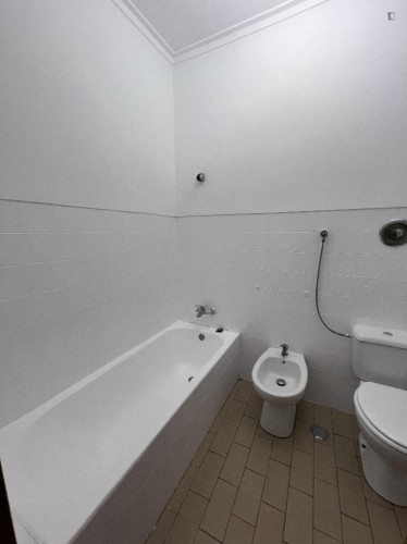 Introducing Single Bedroom with a balcony close to Lisbon Theater and Film School