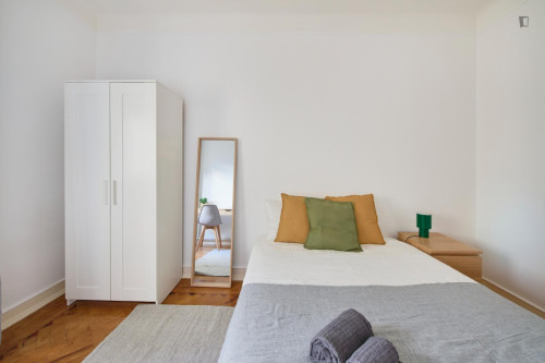 Neat and cosy double bedroom in Arroios