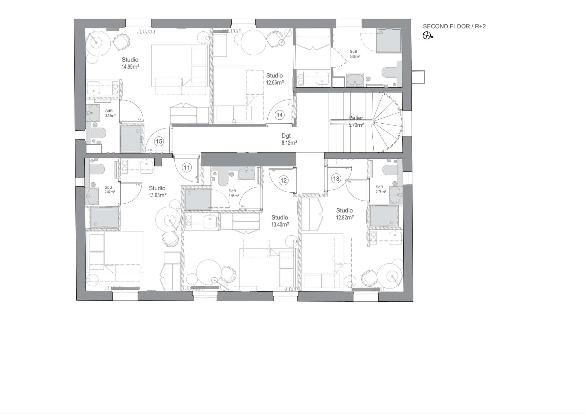 Bussel - Chambre Privée Avec Salle De Bain - Bussel - Private Studio (14) - Gallery - 8