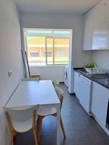 Pleasant bedroom next to Egas Moniz