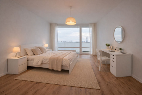 Modern 3.5-Room Apartment with Balcony in Offenbach City Center