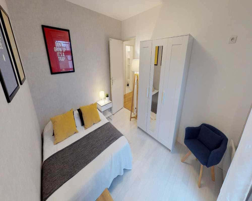 Chambre dans le Rue du Bourbonnais