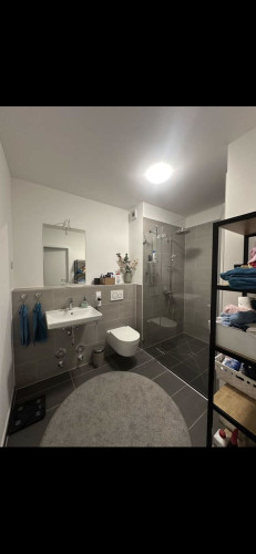 Furnished new-build apartment (2024, approx. 50 m²) with fiber-optic internet – high-end features – sublet