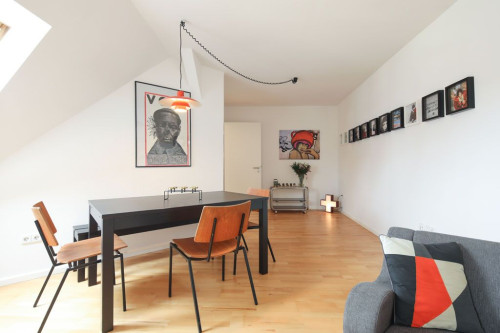 Fashionable attic in Friedrichshain