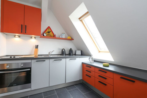 Fashionable attic in Friedrichshain