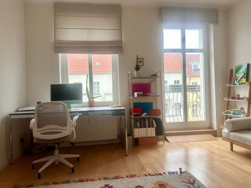 Im wunderschönen Winskiez: Helle 3-Zimmer-Wohnung mit 2 Balkonen